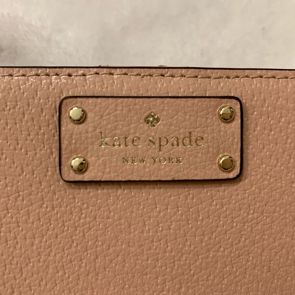 NWT Kate Spade blush wallet - Picture 8 of 13